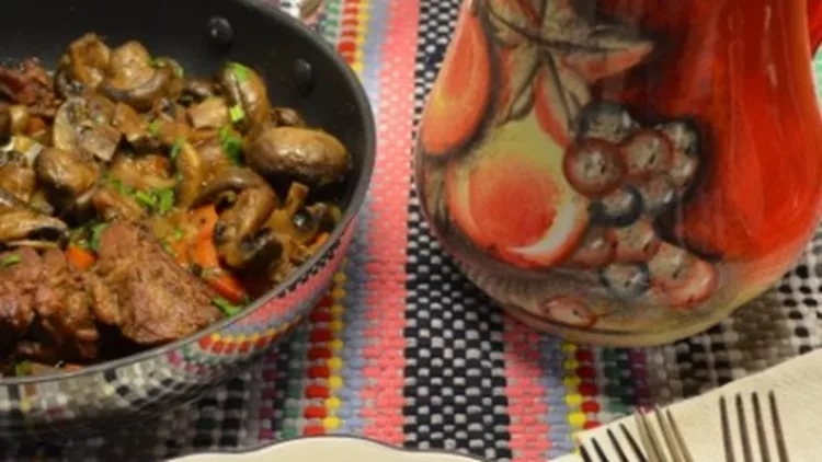 Cook No5: Μοσχαράκι με μπύρα και μανιτάρια 